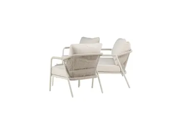 Sicily Soffgrupp Utomhus 4-sits - Beige - Utemöbler - Loungemöbler - Soffgrupp utomhus