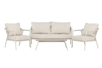 Sicily Soffgrupp Utomhus 4-sits - Beige - Utemöbler - Loungemöbler - Soffgrupp utomhus
