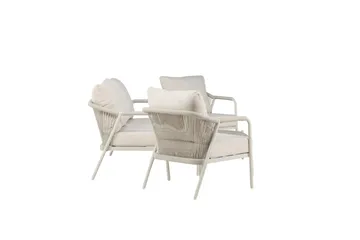 Sicily Soffgrupp Utomhus 4-sits - Beige - Utemöbler - Loungemöbler - Soffgrupp utomhus