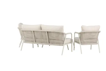 Sicily Soffgrupp Utomhus 4-sits - Beige - Utemöbler - Loungemöbler - Soffgrupp utomhus