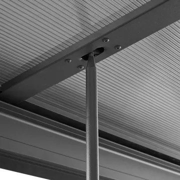 Slide roof veranda 3,9 x 3m | Skjutbart altantak | Kanalplast / Aluminium - Antracit - Trädgård & spabad - Utemiljö - Altan & terrass - Inglasad altan
