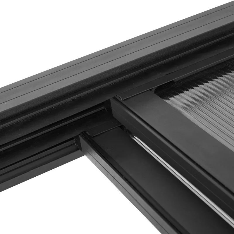 Slide roof veranda 3,9 x 3m | Skjutbart altantak | Kanalplast / Aluminium - Antracit - Trädgård & spabad - Utemiljö - Altan & terrass - Inglasad altan