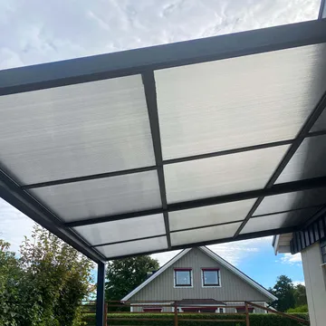 Slide roof veranda 3,9 x 3m | Skjutbart altantak | Kanalplast / Aluminium - Antracit - Trädgård & spabad - Utemiljö - Altan & terrass - Inglasad altan