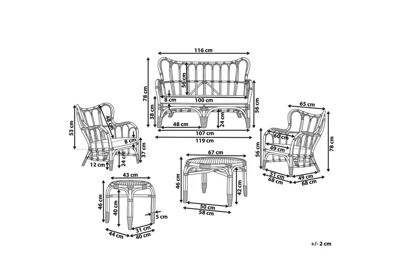Soffgrupp Brindisi - Trädgård & spabad - Utemiljö - Altan & terrass - Altanmöbler