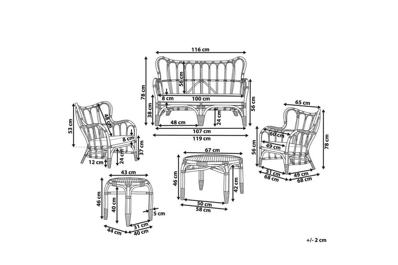 Soffgrupp Brindisi - Trädgård & spabad - Utemiljö - Altan & terrass - Altanmöbler