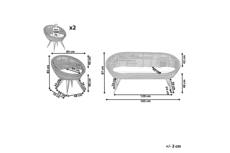 Soffgrupp Maratea 4-Sits - 4-Sits - Trädgård & spabad - Utemiljö - Altan & terrass - Altanmöbler