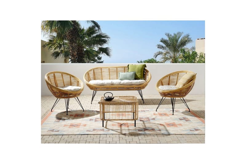 Soffgrupp med bord Maratea/Cesenatico - Trädgård & spabad - Utemiljö - Altan & terrass - Altanmöbler