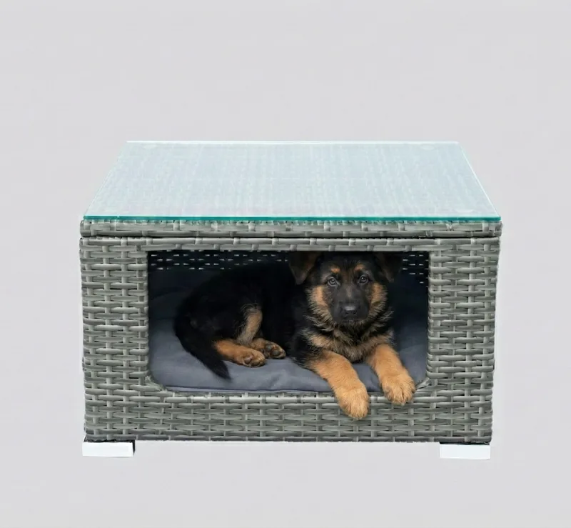 Soffgrupp med dynförvaring – Hörnsoffa & bord i grått | Lilla Djursvik - Trädgård & spabad - Utemiljö - Altan & terrass - Altanmöbler