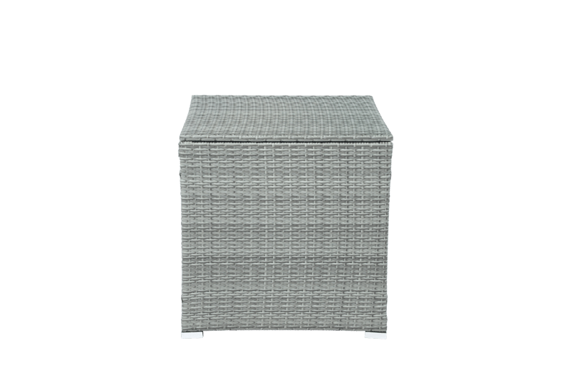 Soffgrupp med dynförvaring – Hörnsoffa & bord i grått | Lilla Djursvik - Trädgård & spabad - Utemiljö - Altan & terrass - Altanmöbler