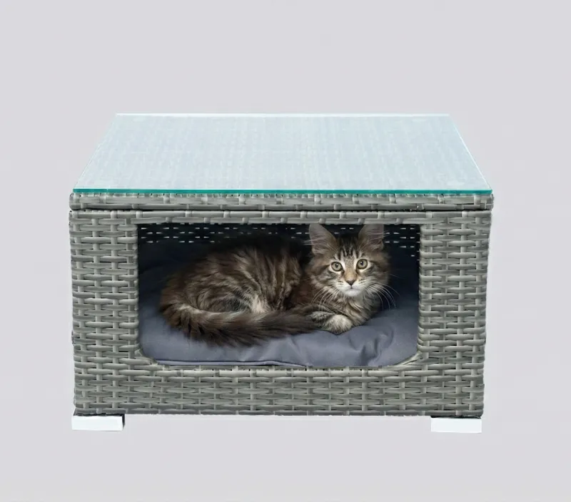 Soffgrupp med dynförvaring – Hörnsoffa & bord i grått | Lilla Djursvik - Trädgård & spabad - Utemiljö - Altan & terrass - Altanmöbler