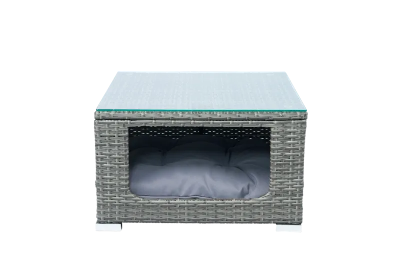 Soffgrupp med dynförvaring – Hörnsoffa & bord i grått | Lilla Djursvik - Trädgård & spabad - Utemiljö - Altan & terrass - Altanmöbler