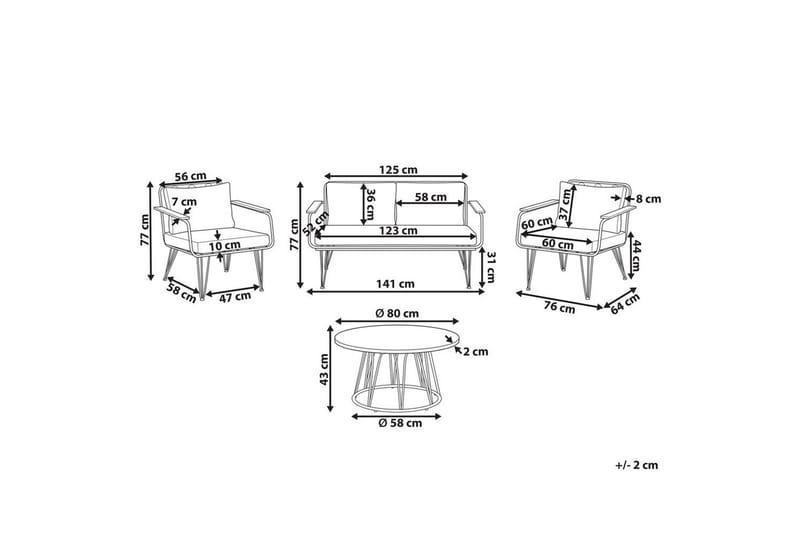 Soffgrupp Montesilvano - Trädgård & spabad - Utemiljö - Altan & terrass - Altanmöbler