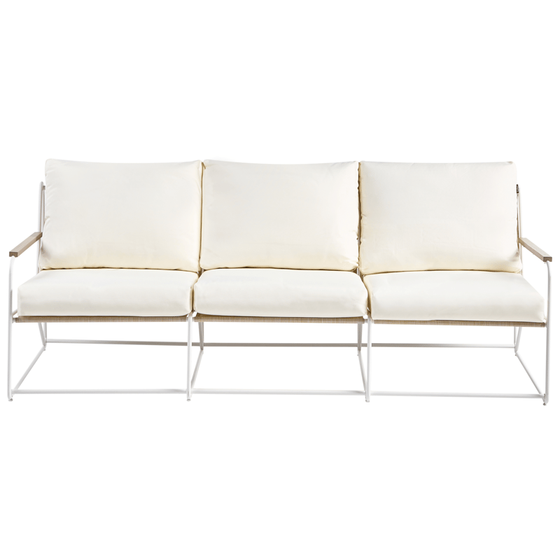 Soffgrupp utomhus 5-Sits Venaria med Bord - Vit/Beige - Trädgård & spabad - Utemiljö - Altan & terrass - Altanmöbler