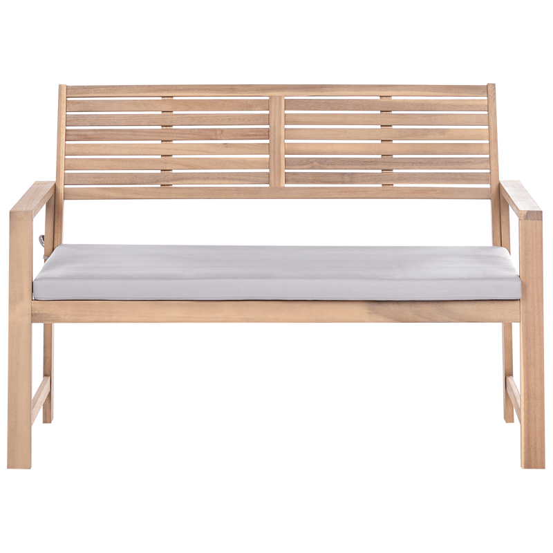 Soffgrupp utomhus med Bord 4-Sits Fiames Akaciaträ - Brun/Grå - Trädgård & spabad - Utemiljö - Altan & terrass - Altanmöbler