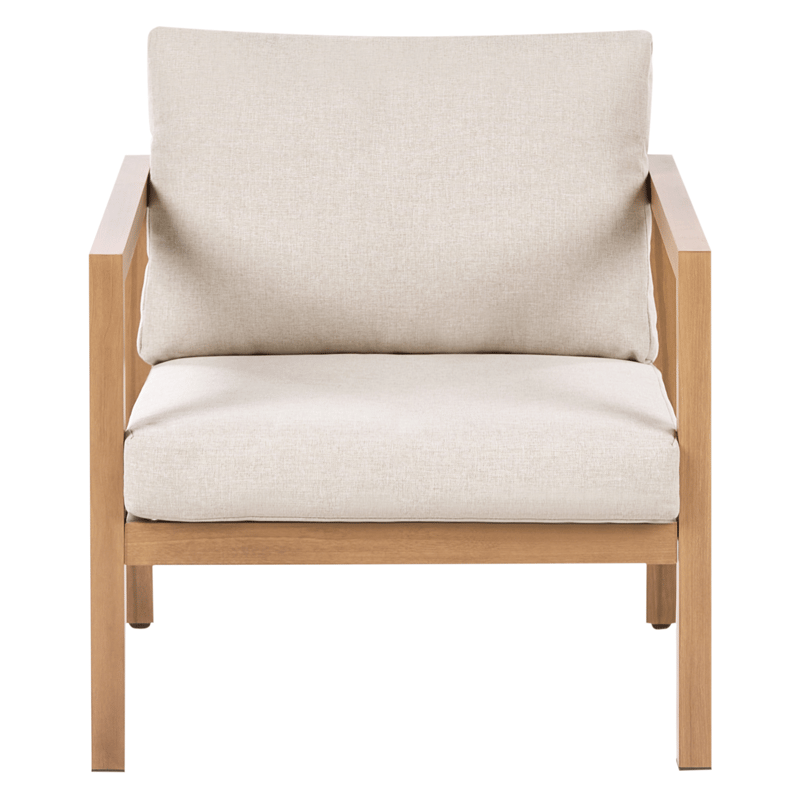 Soffgrupp utomhus med Bord 5-Sits Oneta - Brun/Beige - Trädgård & spabad - Utemiljö - Altan & terrass - Altanmöbler