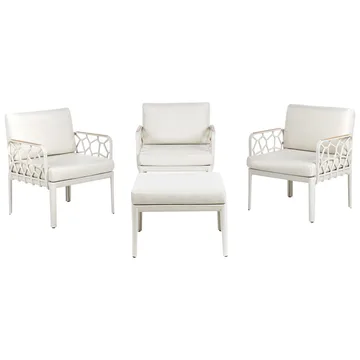 Soffset Eriche - Beige, brun - Utemöbler - Loungemöbler - Soffgrupp utomhus