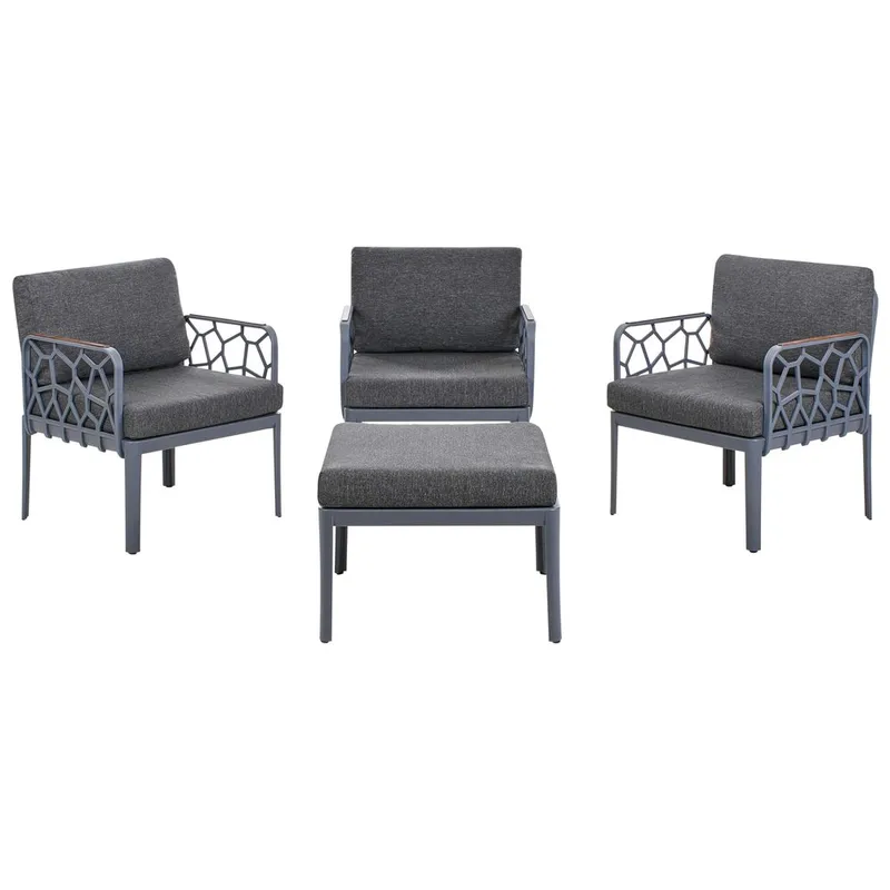 Soffset Eriche - Grå, brun - Trädgård & spabad - Utemiljö - Altan & terrass - Altanmöbler