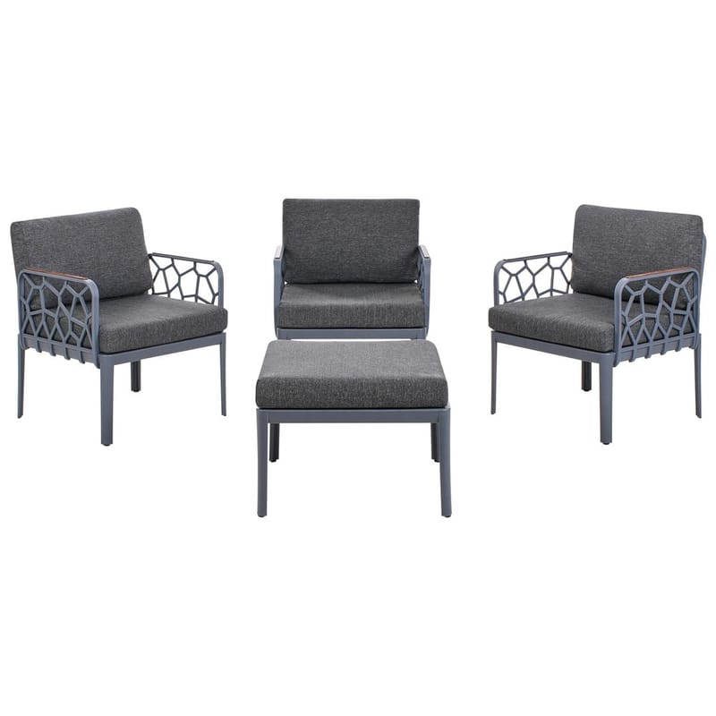 Soffset Eriche - Grå, brun - Trädgård & spabad - Utemiljö - Altan & terrass - Altanmöbler