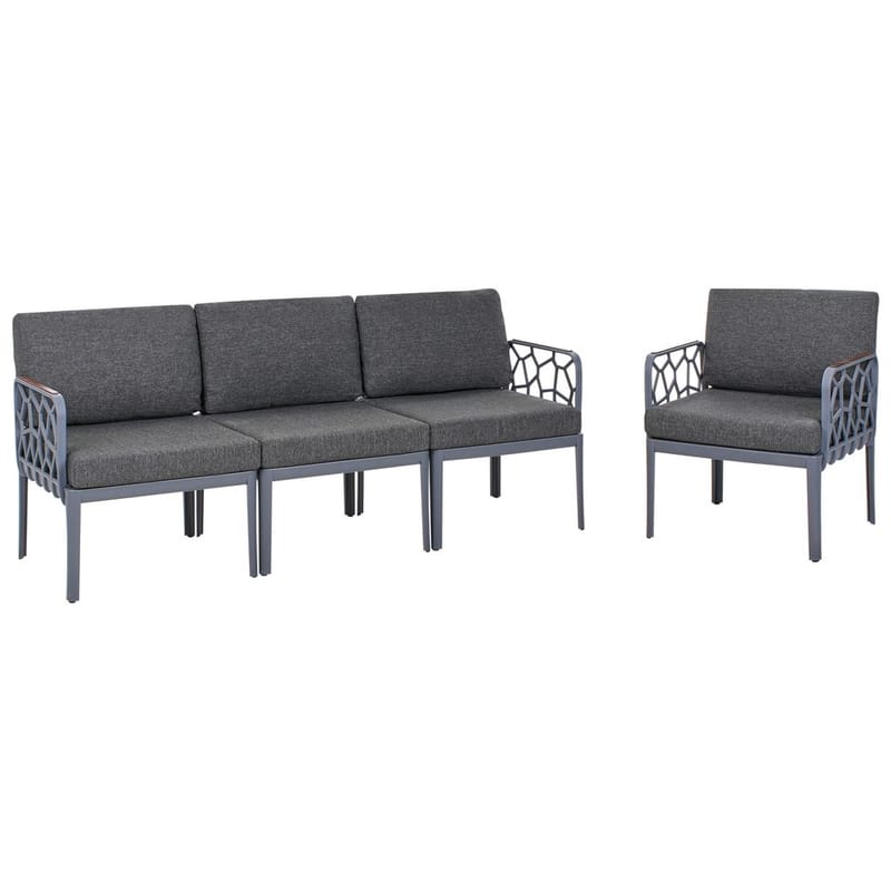 Soffset Eriche - Grå, brun - Trädgård & spabad - Utemiljö - Altan & terrass - Altanmöbler