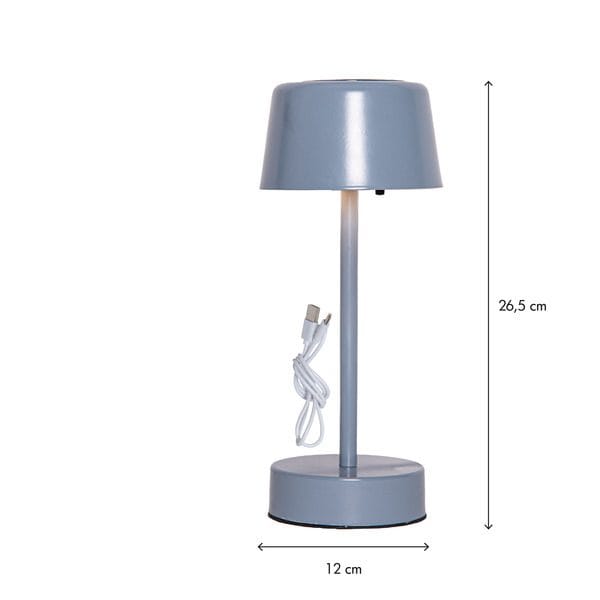 Solei Solcellslampa 26,5 cm - mild blå - Trädgård & spabad - Utemiljö - Altan & terrass - Altanbelysning