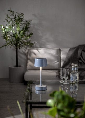 Solei Solcellslampa 26,5 cm - mild blå - Trädgård & spabad - Utemiljö - Altan & terrass - Altanbelysning