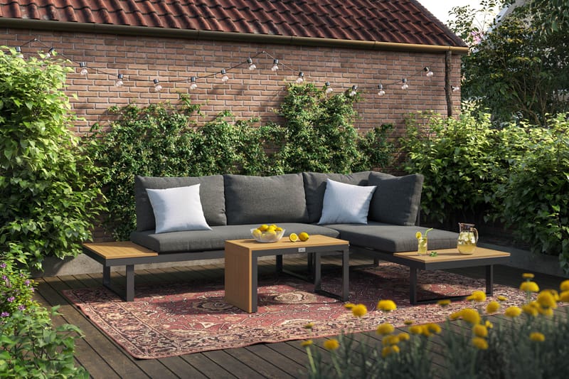 Sonia Soffgrupp Utomhus  4-sits - Grå - Trädgård & spabad - Utemiljö - Altan & terrass - Altanmöbler