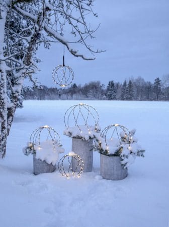 Sphere Utomhusdekoration belysning 30 cm - Svart - Trädgård & spabad - Utemiljö - Altan & terrass - Altanbelysning