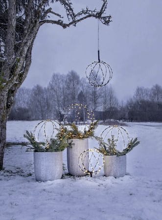 Sphere Utomhusdekoration belysning 30 cm - Svart - Trädgård & spabad - Utemiljö - Altan & terrass - Altanbelysning