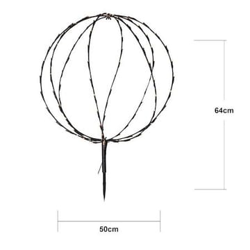 Sphere Utomhusdekoration belysning 50 cm - svart - Trädgård & spabad - Utemiljö - Altan & terrass - Altanbelysning