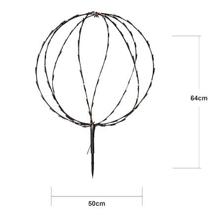 Sphere Utomhusdekoration belysning 50 cm - svart - Trädgård & spabad - Utemiljö - Altan & terrass - Altanbelysning