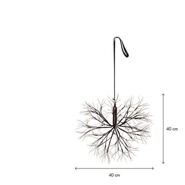 Stardust Hängande dekoration belysning 40 cm - Svart - Trädgård & spabad - Utemiljö - Altan & terrass - Altanbelysning