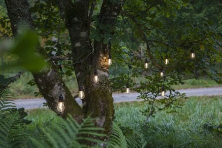 String Light Ljusslinga - transparent och svart - Trädgård & spabad - Utemiljö - Altan & terrass - Altanbelysning