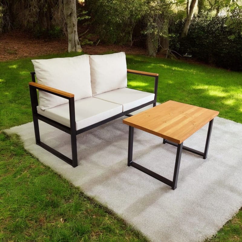 Sylros 2-sits Soffgrupp Utomhus - Beige - Trädgård & spabad - Utemiljö - Altan & terrass - Altanmöbler