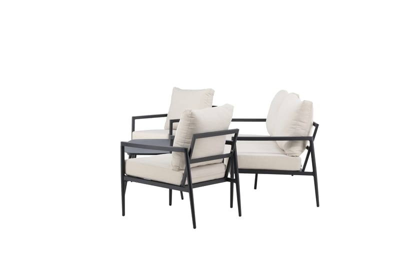 Taromina Soffgrupp Utomhus 4-sits - Svart/Beige - Trädgård & spabad - Utemiljö - Altan & terrass - Altanmöbler