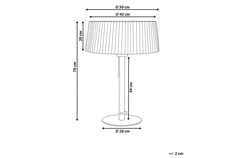 Terrassvärmare Olleria - Svart - Trädgård & spabad - Utemiljö - Altan & terrass - Altanvärme
