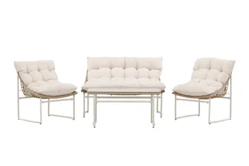 Tina Soffgrupp Utomhus 4-sits - Beige - Utemöbler - Loungemöbler - Soffgrupp utomhus