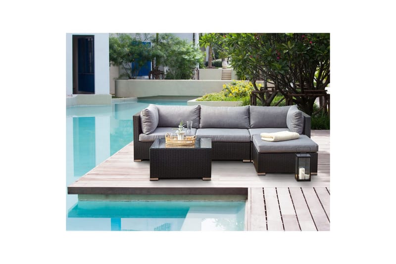 Trädgårdshörnsoffa Sano - Vänstervänd - Trädgård & spabad - Utemiljö - Altan & terrass - Altanmöbler