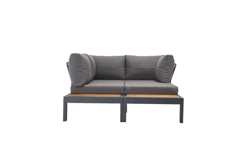 Trädgårdsloungeset Bulskoll Trä - Grå - Trädgård & spabad - Utemiljö - Altan & terrass - Altanmöbler