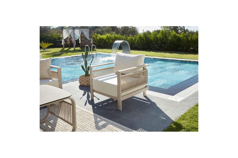 Trädgårdsloungeset Hungirr Beige - Beige - Trädgård & spabad - Utemiljö - Altan & terrass - Altanmöbler