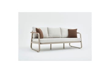 Trädgårdsloungeset Rio Beige - Beige - Utemöbler - Loungemöbler - Soffgrupp utomhus