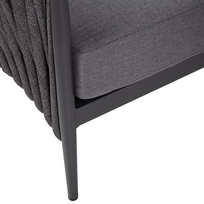 Trädgårdsmöbelgrupp Bristol bord, soffa och 2 stolar - Grå - Trädgård & spabad - Utemiljö - Altan & terrass - Altanmöbler