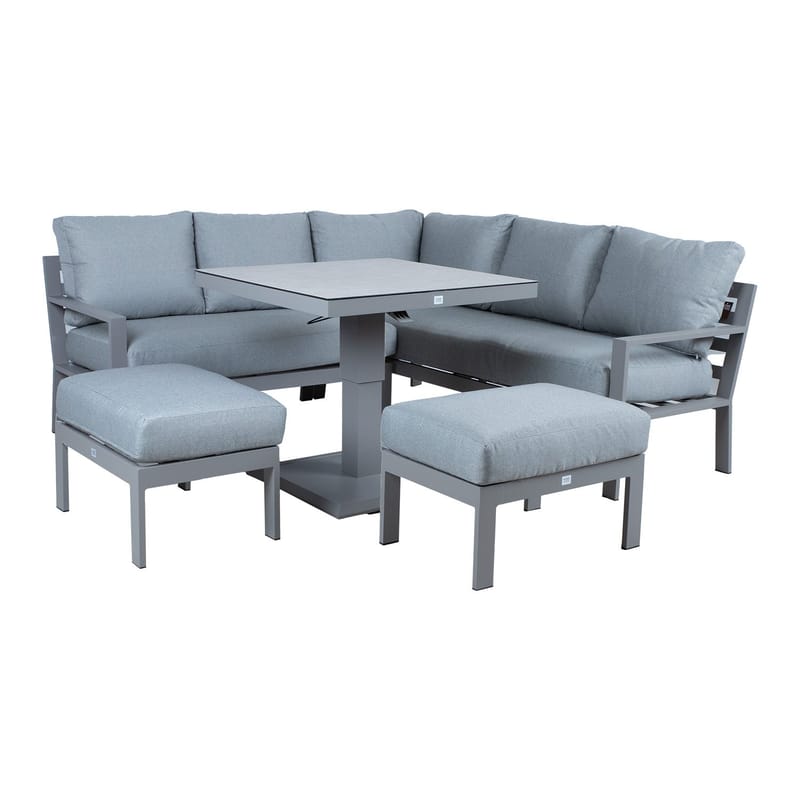 Trädgårdsmöbelgrupp Rio 4 delar, Gråbeige