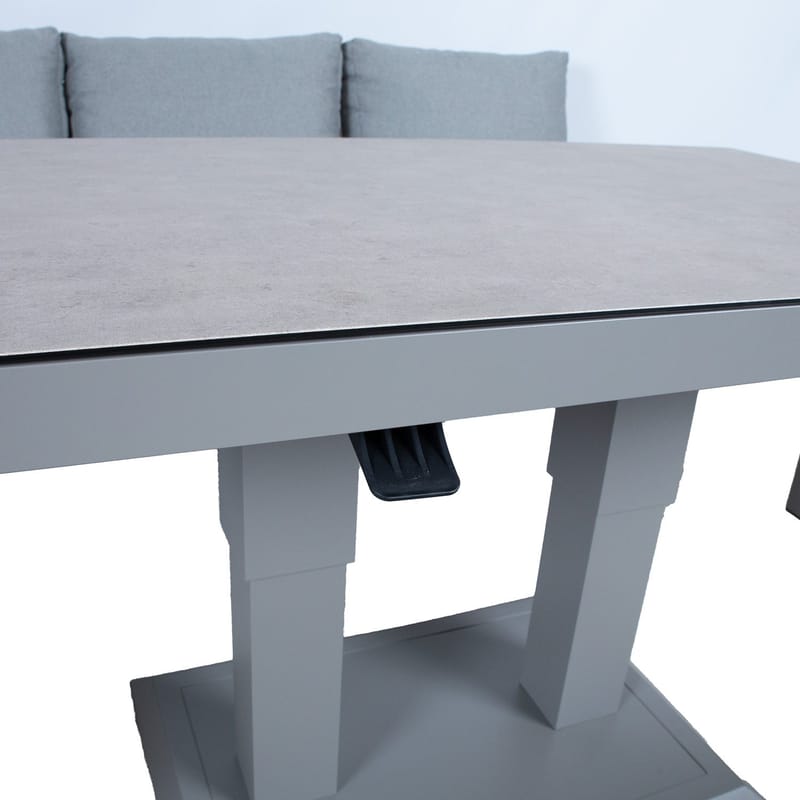 Trädgårdsmöbelgrupp Rio 6-delar - Gråbeige - Trädgård & spabad - Utemiljö - Altan & terrass - Altanmöbler