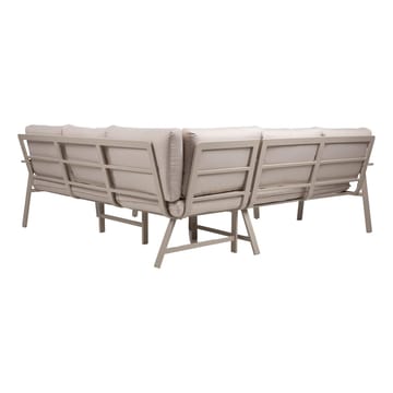 Trädgårdsmöbelgrupp Upland bord och hörnsoffa - Beige - Utemöbler - Loungemöbler - Soffgrupp utomhus