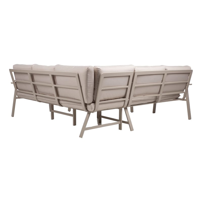 Trädgårdsmöbelgrupp Upland bord och hörnsoffa - Beige - Trädgård & spabad - Utemiljö - Altan & terrass - Altanmöbler