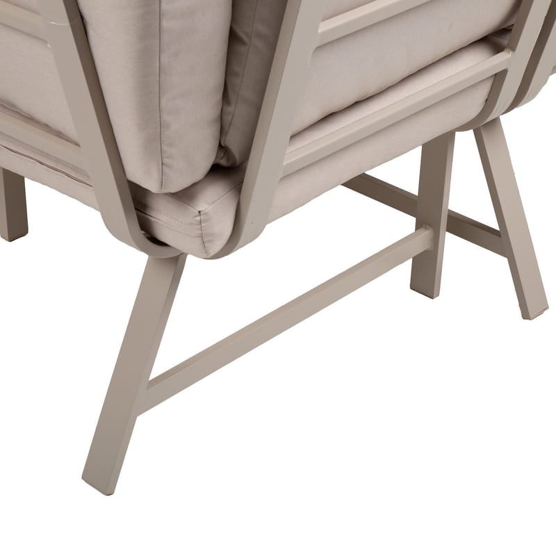 Trädgårdsmöbelgrupp Upland bord och hörnsoffa - Beige - Trädgård & spabad - Utemiljö - Altan & terrass - Altanmöbler