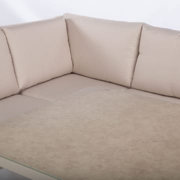 Trädgårdsmöbelgrupp Upland bord och hörnsoffa - Beige - Utemöbler - Loungemöbler - Soffgrupp utomhus