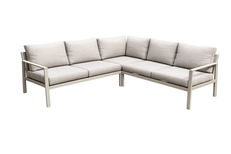 Trädgårdsmöbelgrupp Palermo hörnset - beige - Trädgård & spabad - Utemiljö - Altan & terrass - Altanmöbler