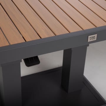 Trädgårdsmöbelset Rio hörnsoffa och bord - Mörkgrå - Utemöbler - Loungemöbler - Soffgrupp utomhus