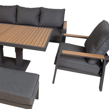 Trädgårdsmöbelset Telor - grå - Utemöbler - Loungemöbler - Soffgrupp utomhus